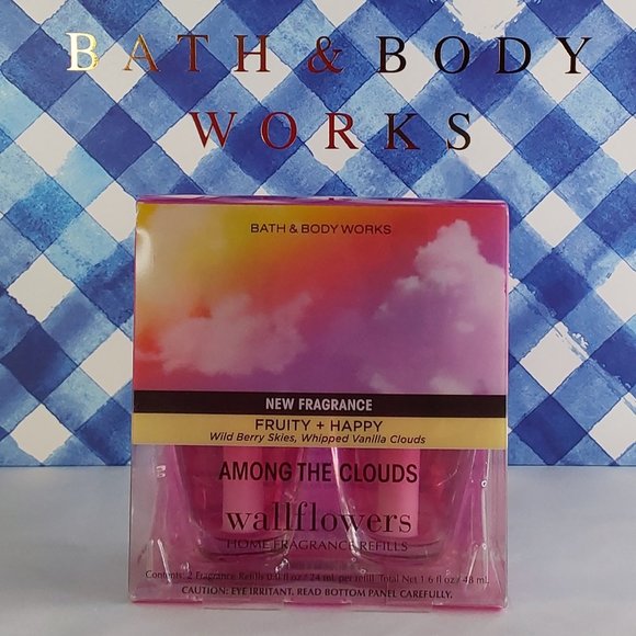 BATH & BODY WORKS WALLFLOWERS PLUG-IN REFILLS 'AMONG THE CLOUDS' 2-PACK - Picture 5 of 16